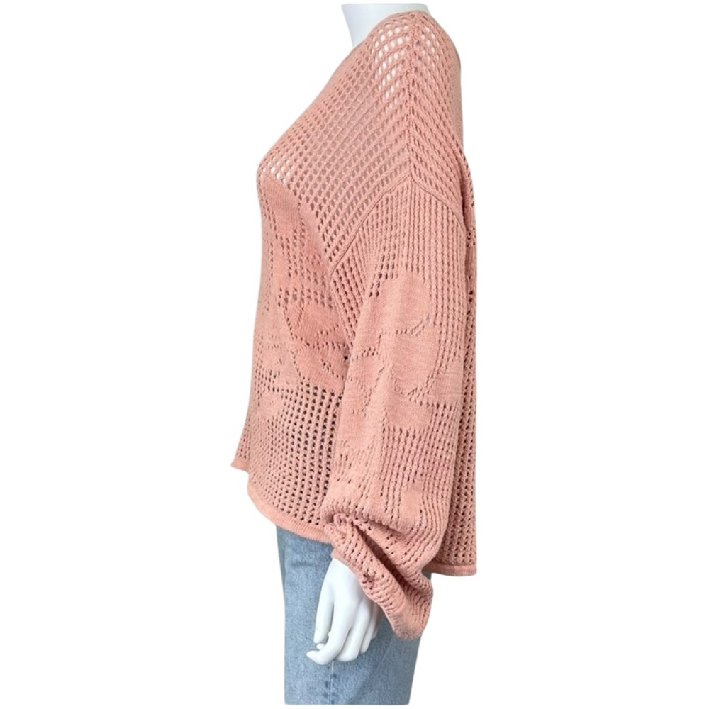 Z SUPPLY NWT Pink Yael Sweater Size L K0428 - Picture 2 of 12